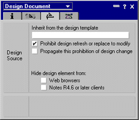 Design Document properties