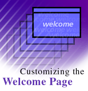 Customizing the Welcome Page
