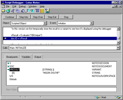 The debugger