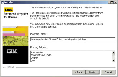Navigating to the Programs Folder