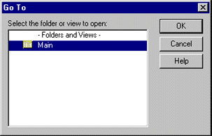 View - Go To dialog box