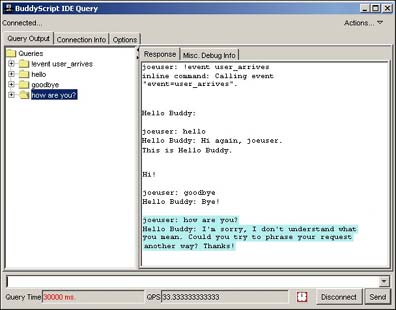 Hello Buddy dialog