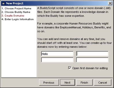 Creating Domains