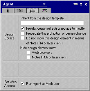 Agent design properties
