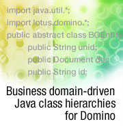 Business domain-driven Java class hierarchies for Domino