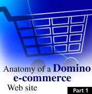 Anatomy of a Domino e-commerce Web site