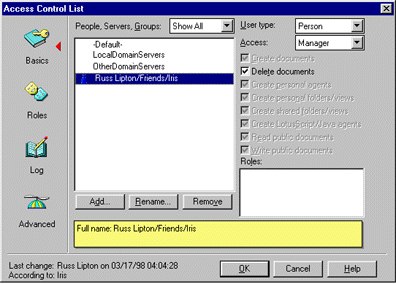 Basics panel