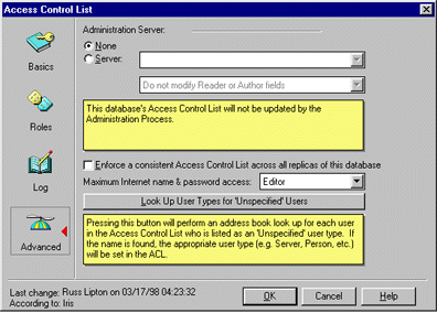 Advanced panel