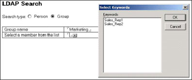LDAP group search