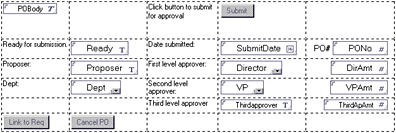 purchase order form design