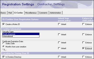 Registration Settings for Contractor_Settings
