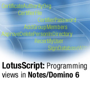 LotusScript: Programming views in Notes/Domino 6