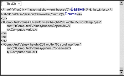Multiple Embedded Views form in Designer
