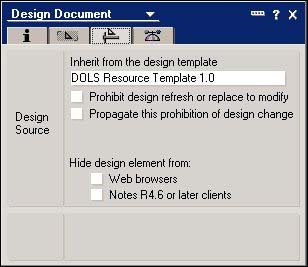 Inherit from the design template setting