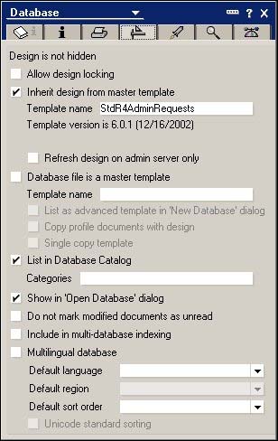 Database Properties