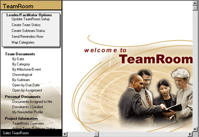 TeamRoom database