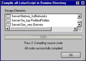Recompile dialog box
