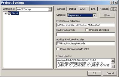 Project Settings