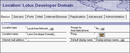 Location document