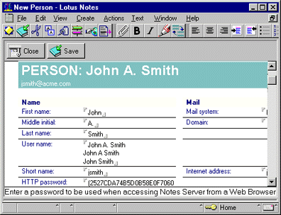 Person document