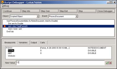 LotusScript Debugger