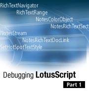 Debugging LotusScript Part 1