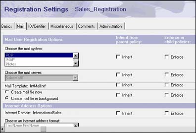 Registration Settings for Sales_Registration