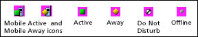 Sample icons