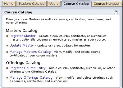 Course Catalog