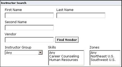 Instructor Search