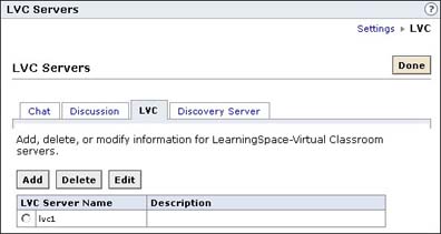 LVC Servers