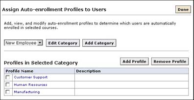 Assign Auto-enrollment Profiles to Users