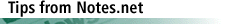 Tips from Notes.net