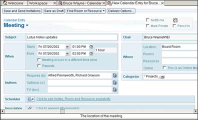Meeting form