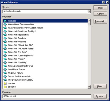Resizable Open Database dialog