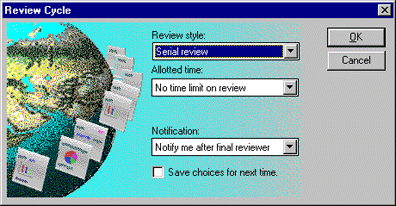Review Cycle dialog