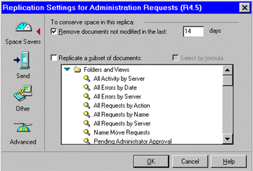 Replication Settings for Administration Requests (R4.5)